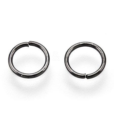 Iron Open Jump Rings IFIN-T019-6mm-B-1