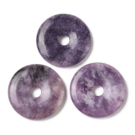 Natural Lepidolite Pendants G-F524-H12-1