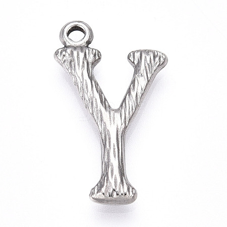 304 Stainless Steel Pendants STAS-N117-01P-Y-1