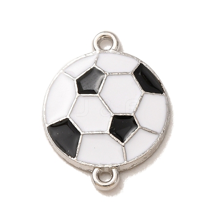 Sports Alloy Enamel Connector Charms AL-CBA3548-01P-1