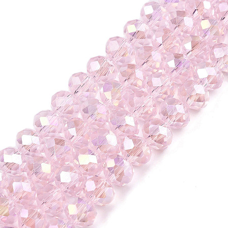 Electroplate Glass Beads Strands LS-EGLA-A044-T8mm-B10-1