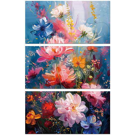 3 Sheets 3 Styles PVC Waterproof Decorative Stickers DIY-WH0404-286-1