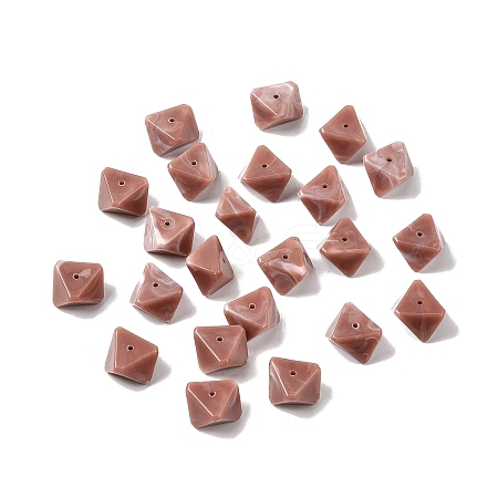 Opaque Acrylic Beads OACR-D320-02C-1