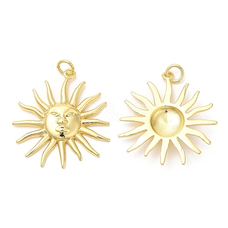 Rack Plating Brass Pendants X-KK-Q775-14G-1