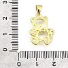 Brass Pendants KK-V007-27G-3