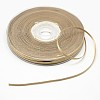 Silver Thread Grosgrain Ribbon for Wedding Festival Decoration SRIB-L013-6mm-835-1