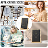 Bamboo Slant Back Necklace Organizer Display Stands NDIS-WH20007-01B-02-5