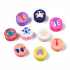 Handmade Polymer Clay Beads CLAY-N006-48-2