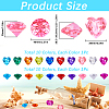 20Pcs 20 Styles Plastic Cabochons KY-SP0001-27-2