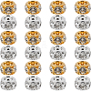 SUNNYCLUE 40Pcs 2 Colors Brass Spacer Beads KK-SC0003-97-1