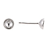 925 Sterling Silver Ear Stud Findings STER-K167-043D-S-3
