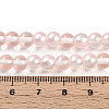 Baking Paint Transparent Glass Beads Strands DGLA-N011-6mm-03-4