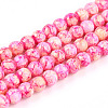 Baking Paint Glass Beads Strands DGLA-N003-6mm-A01-1