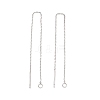 Non-Tarnish 304 Stainless Steel Stud Earring Finding STAS-E161-06P-2