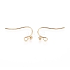 Brass Earring Hooks KK-L198-001G-1