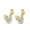 304 Stainless Steel Enamel Pendants SA-CBA7876-24G-1