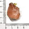 Raw Rough Natural Dyed Quartz Crystal Pendants G-G895-05LG-02-3