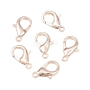 Zinc Alloy Lobster Claw Clasps E105-RG-1