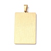 201 Stainless Steel Pendant STAS-B033-01G-06-2