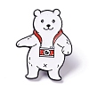 Naughty Bear with Camera Enamel Pin JEWB-A002-01A-1
