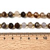 Natural Banded Agate Beads Strands G-D105-B13-4
