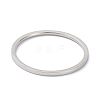 Non-Tarnish 1mm Polished Plain Dome Finger Ring for Girl Women RJEW-C012-02A-P-2