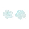 Dyed & Heated Glass Bead Caps GLAA-C042-01F-2