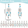 12Pcs Alloy European Dangle Charms PALLOY-PH01732-2