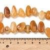 Natural Topaz Jade Beads Strands G-P604-A17-01-3