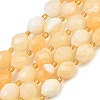 Natural Yellow Jade Beads Strands GG-CBA702E-B01-2