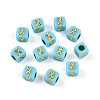 Plating Acrylic Beads OACR-N140-01F-X-1