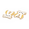 Alloy Enamel Pendants PALLOY-D015-08A-3
