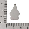 Non-Tarnish 201 Stainless Steel Pendants STAS-C095-35P-3