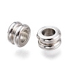 202 Stainless Steel European Bead Cores X-STAS-M282-02P-2