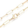 Brass Paperclip Chains MAK-S072-14A-G-2