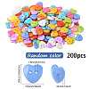 1 Bag 2-Hole Resin Buttons BUTT-SP0001-19B-2