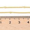 Brass Satellite Chains Necklace for Women NJEW-P265-43G-2