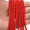 Synthetic Turquoise Beads Strands G-L635-A10-4x2mm-02-2