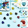 40Pcs 10 Colors Millefiori Glass Beads GLAA-YW0005-78-5