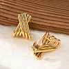 304 Stainless Steel Stud Earrings EJEW-M073-02G-5
