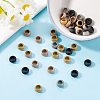 40Pcs 4 Colors 304 Stainless Steel Big Hole Beads STAS-SZ0001-86-2