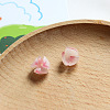 Acrylic Lotus Colorful Flower Leaf Plants Bead Cap for Jewelry Earring Bracelet Making Crafts FIND-SZC0010-591-1