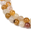 Natural Ferruginous Quartz Beads Strands G-U026-A08-10mm-4