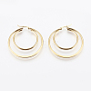 201 Stainless Steel Hoop Earrings LS-EJEW-I213-B-02G-2
