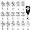 16Pcs Alloy Rhinestone Cabochons FIND-FG0005-55A-1