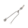 Adjustable 304 Stainless Steel Box Chain Extender SA-CBA61B8-05P-B-1