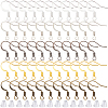 SOFPLATE 500Pcs 5 Colors Brass French Earring Hooks KK-SP0001-38-1