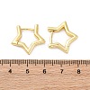 Brass Huggie Hoop Earrings EJEW-F245-03G-2