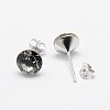 Austrian Crystal Stud Earrings SWARJ-D467-215-1