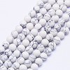 Synthetic Howlite Beads Strands G-E110-4mm-5-1